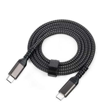 Kabel, USB-C til USB-C 5A/20V PD 100W Sort 2 m
