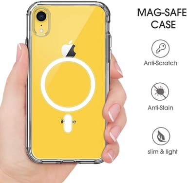 Mobildeksel, iPhone X/XS MagSafe-kompatibel Akryl gjennomsiktig