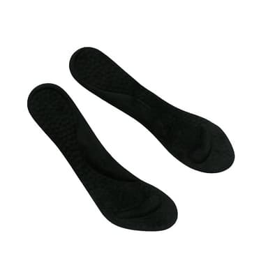 Silikonskoinnlegg 1 par Sort