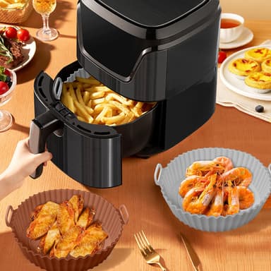 Air Fryer silikonbolle Brun 3.6-7.2 l