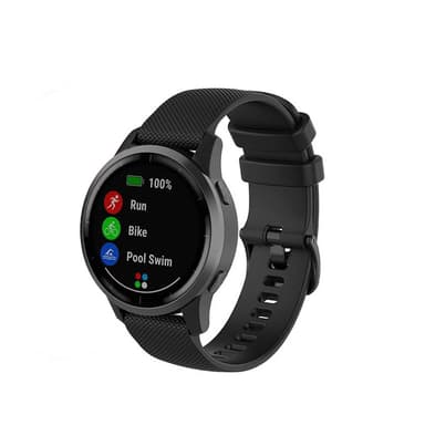 Klokkereim Garmin VivoActive 3 / Move / Forerunner (20 mm) TPU Svart