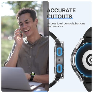 Beskyttelsesveske TPU Sort Samsung Galaxy Watch 5 45 mm