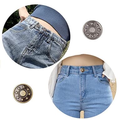 50 jeansknapper 17 mm