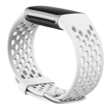 Reimer til Fitbit Charge 5 i silikon 3-pakning turkis / korall / hvit