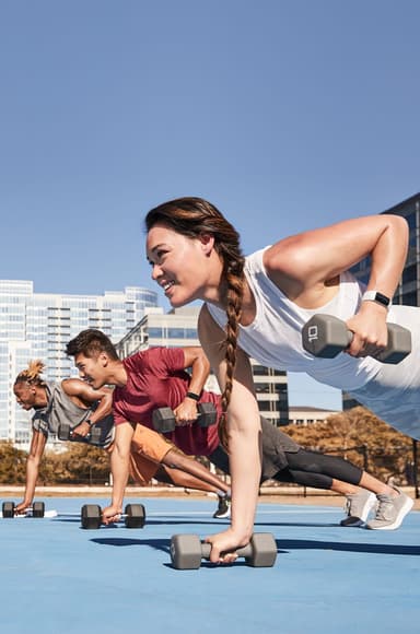 Reimer til Fitbit Charge 5 i silikon 3-pakning turkis / korall / hvit