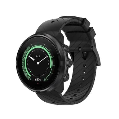 Rem i silikon til Suunto 7/9/9 Baro/D5 Sort