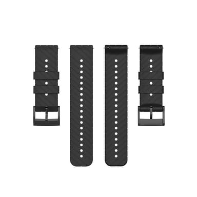 Rem i silikon til Suunto 7/9/9 Baro/D5 Sort