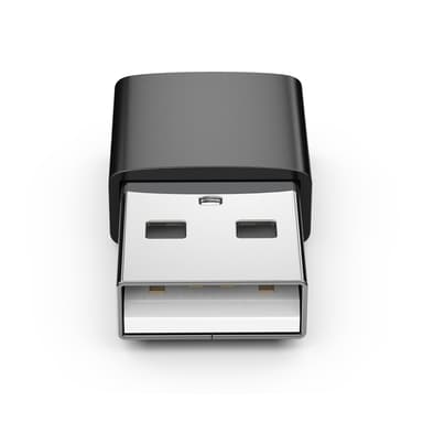 Adapter USB-A (hann) til USB-C (hun) Sort