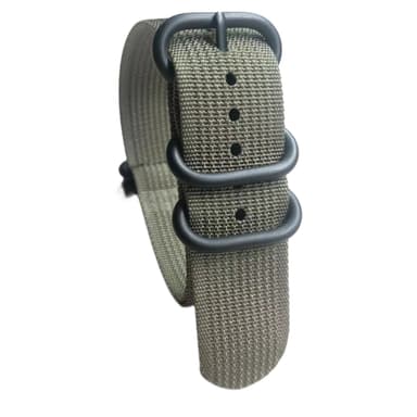 Komfortabel klokkerem i nylon 18/20/22/24 mm Tre 22mm