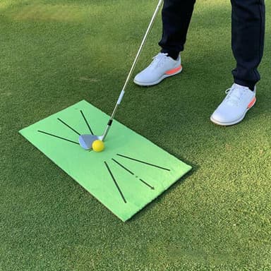 Golfmatte for perfeksjonering av sving, 60 x 30 cm