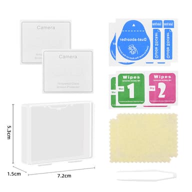 Drone linsebeskytter for DJI Mini 3/Mini 3 Pro 2-pack