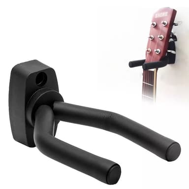 Universell gitarhenger Sort 1-pakning
