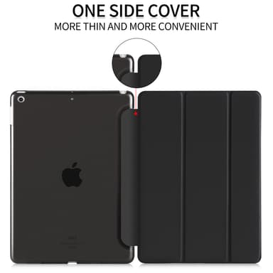 Deksel til iPad Air 1/iPad Air 2/New iPad 9.7 tommer, sort