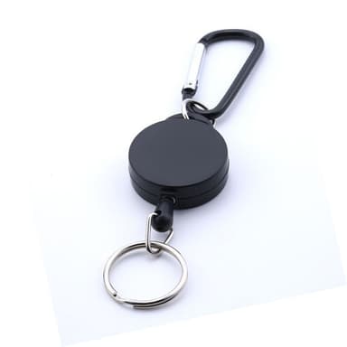 Uttrekkbar nøkkelring ID-merkeholder 3 pakker