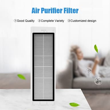 Støvsugerfilter for Xiaomi Roborock S5/S5 MAX/S6/S6 Maxv/S60/S65 6-pakning