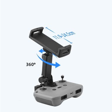 Dronekontroller solhettebrakett for DJI Mavic 3/Mini 2/Mini 2 SE