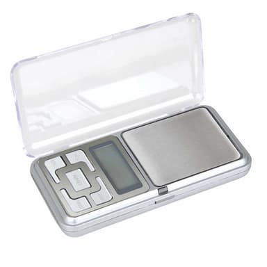 Digital minivekt / lommevekt 200 g / 0,01 g, rustfritt stål