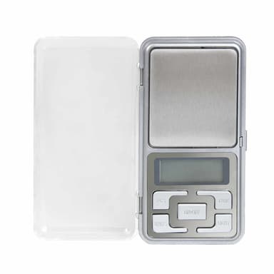 Digital minivekt / lommevekt 200 g / 0,01 g, rustfritt stål