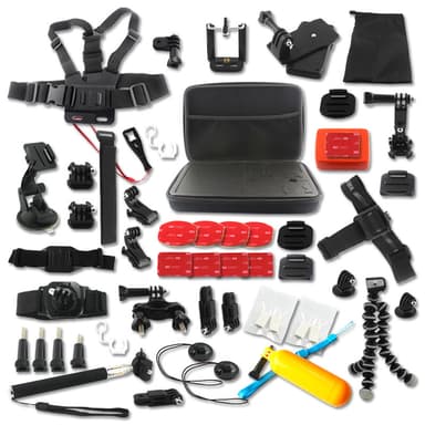 Tilbehørssett for GoPro Hero - 50 deler