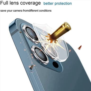 Kamerabeskyttelse 2-pakning Blå iPhone 13/13 Mini