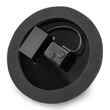 Vannfontene solcelledrevet 18 cm Svart