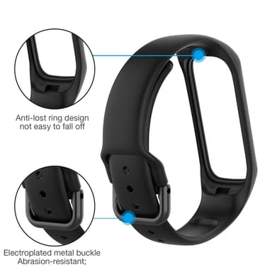 Samsung Galaxy Fit 2 SM-R220 klokkereim TPE Svart