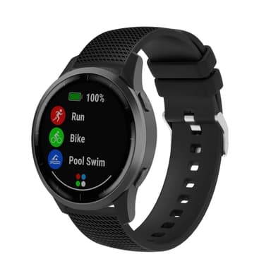Klokkereim til Samsung Galaxy Watch 22 mm Sort
