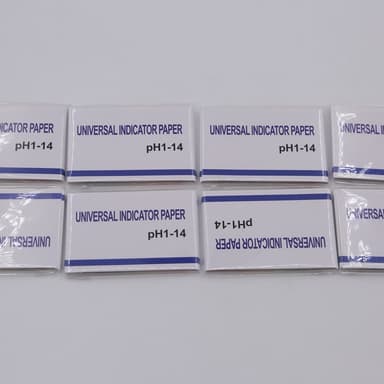 Lakmuspapir for pH-test (1-14) 80 teststrimler Flerfarget 1-pakning