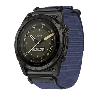 Borrelås nylon sportsstropp Garmin wtach Blå 22 mm