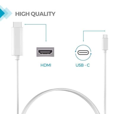 USB-C til HDMI-kabel 4K UHD 2 meter