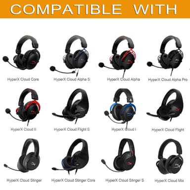Øreputer for Kingston HyperX Cloud Flight/Cloud Flight S