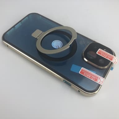 Privacy Magnetic Case med stativ for iPhone Champagne iPhone 15