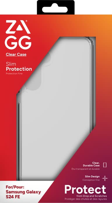 Zagg Samsung Galaxy S24 FE gjennomsiktig deksel