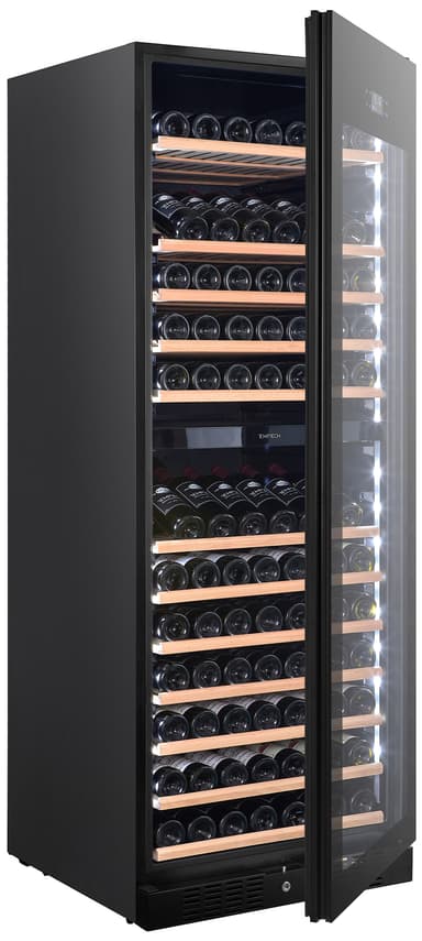 Temptech Elegance vinskap E1000DRB-24 (sort)