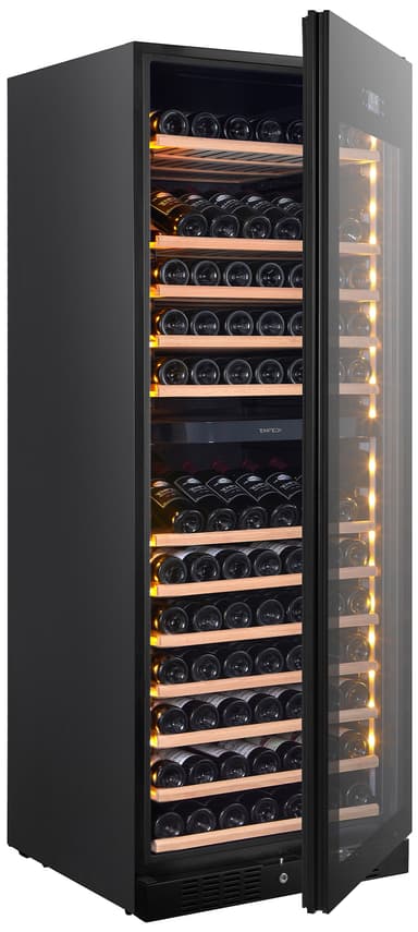 Temptech Elegance vinskap E1000DRB-24 (sort)