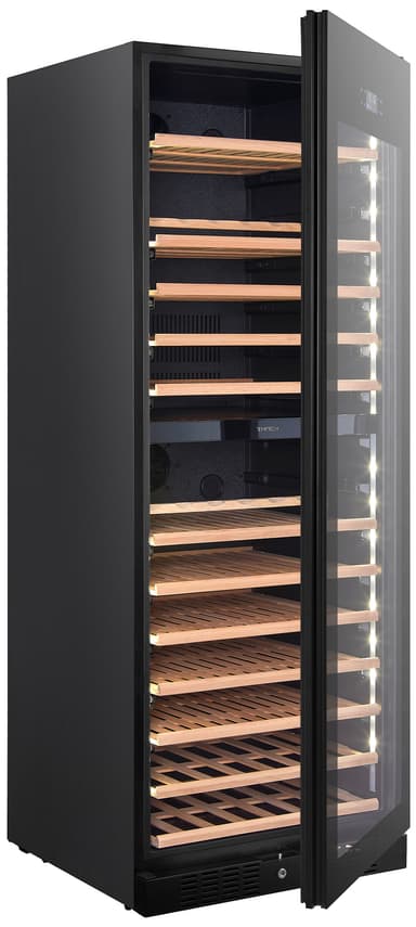 Temptech Elegance vinskap E1000DRB-24 (sort)