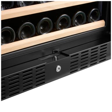 Temptech Elegance vinskap E1000DRB-24 (sort)