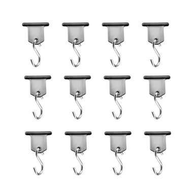 12-pack S-kroker for markiseskinne på bobil