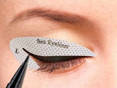 Maler for eyeliner / øyenskygge 4 ark