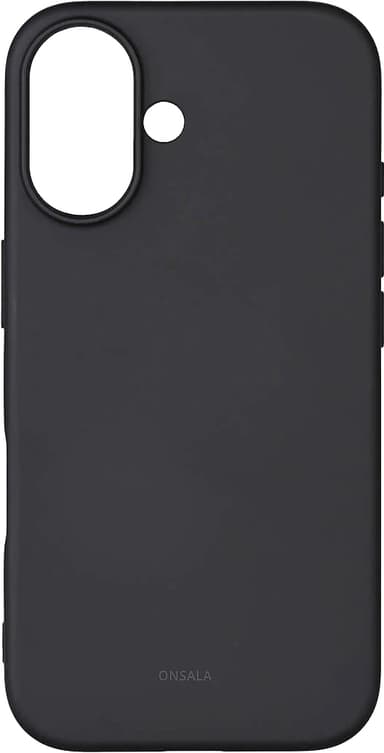 Onsala iPhone 16 silikondeksel (sort)