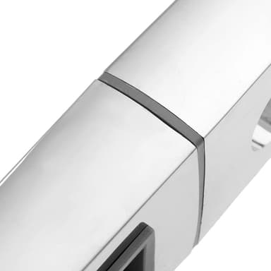 360 graders rotasjon justerbar dusjhodeholder for skyvebar bad Sølv 3 x 1.8 cm