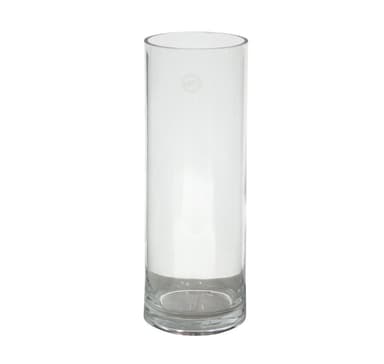 Vase IN HOME D18xH50cm, klart glass
