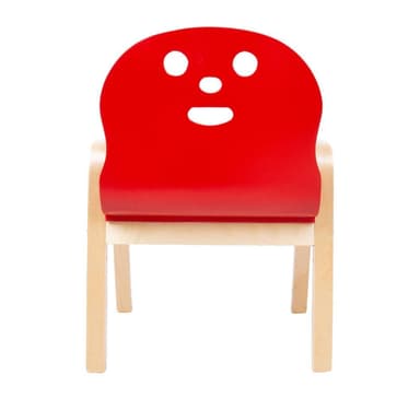 Barnestol HAPPY rød