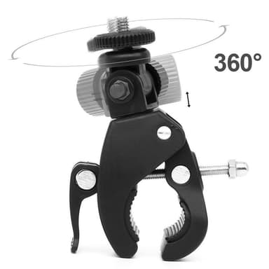 GoPro-feste til sykkel / motorsykkel, roterbart