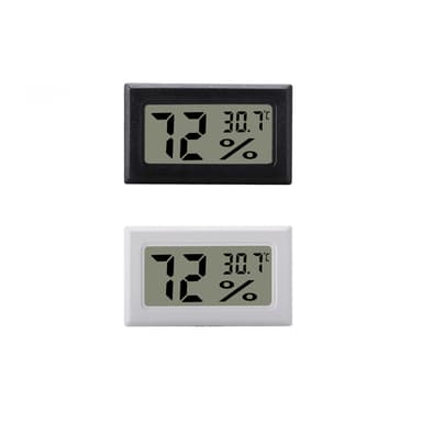 Mini digitalt hygrometer / termometer 2-pakning