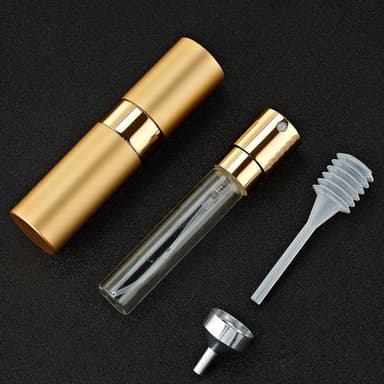 Liten refill sprayflaske for parfyme 8 ml Gull