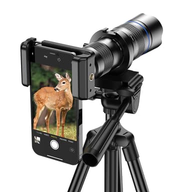 Utendørs 20-40X HD teleobjektiv Sort