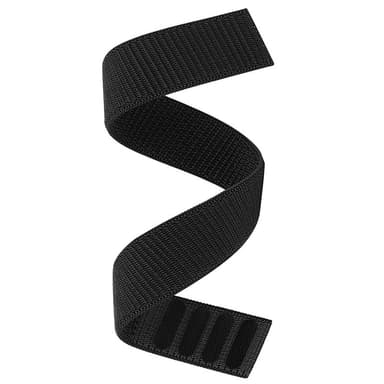 Klokkereim (20 mm) for Garmin Fenix 7S/6S/5S, Samsung Galaxy Watch Sort