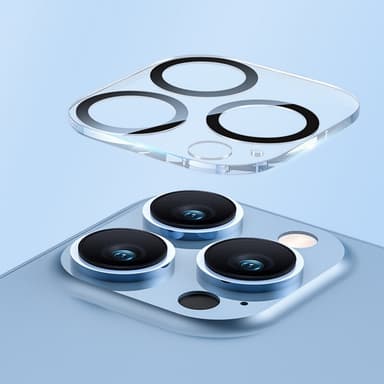 Kamerabeskyttelse linsedeksel herdet glass gjennomsiktig 6-pakning iPhone 13 Pro max