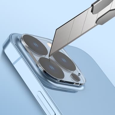 Kamerabeskyttelse linsedeksel herdet glass gjennomsiktig 6-pakning iPhone 13 Pro max